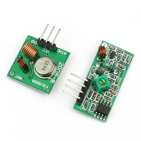 RF Wireless TX & RX Module (433 MHz) RF Wireless TX & RX Module (433 MHz)