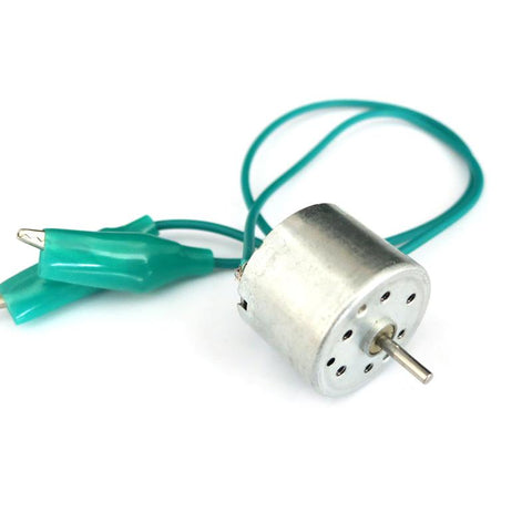 Voltaat Small DC motor with alligator clips