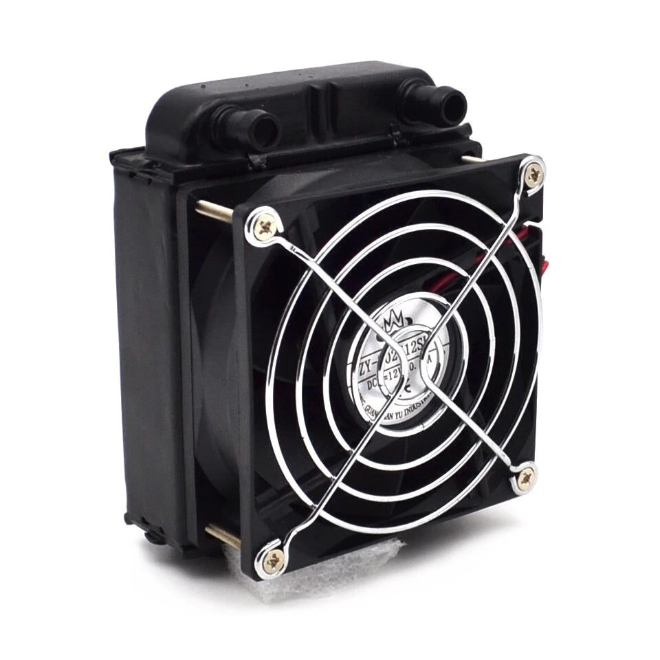 Fan Shaped Radiator Aluminum Radiator with Fan – 80mm Cooling Heat Exchanger – Voltaat