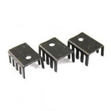 Voltaat Transistor Aluminum Heat Sink (TO-220) (3 pieces)